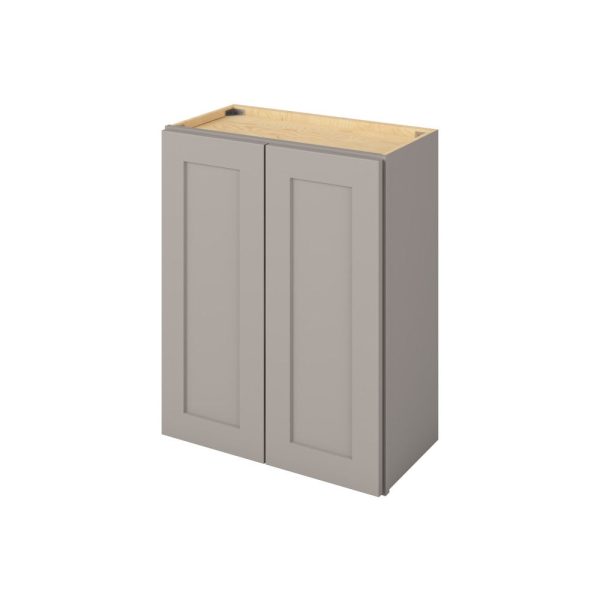 Cooper - 24" x 30" Wall Cabinet, 2 Doors, 2 Shelves in Grey CGR-W2430