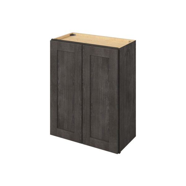 Cooper - 24" x 30" Wall Cabinet, 2 Doors, 2 Shelves in Slate CSL-W2430