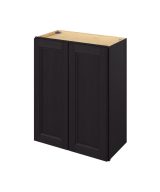 Monaco - 24" x 30" Wall Cabinet, 2 Doors, 2 Shelves in Espresso MES-W2430