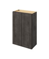 Cooper - 24" x 36" Wall Cabinet, 2 Doors, 2 Shelves in Slate CSL-W2436