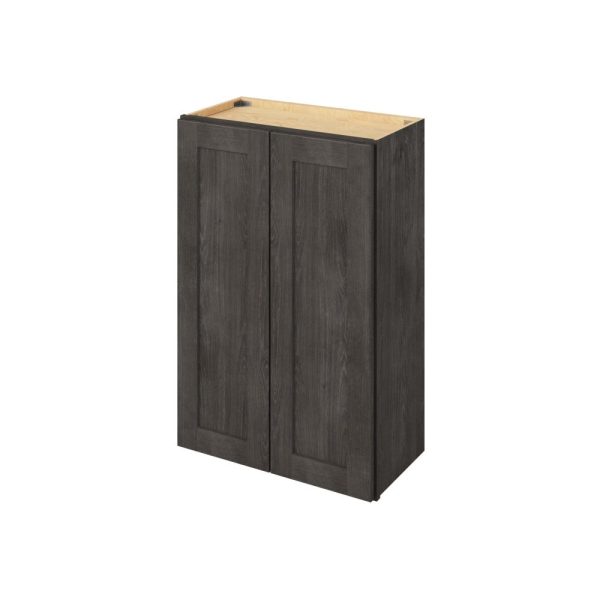 Cooper - 24" x 36" Wall Cabinet, 2 Doors, 2 Shelves in Slate CSL-W2436