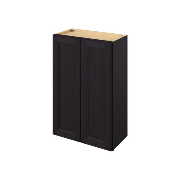 Monaco - 24" x 36" Wall Cabinet, 2 Doors, 2 Shelves in Espresso MES-W2436