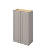 Cooper - 24" x 42" Wall Cabinet, 2 Doors, 3 Shelves in Grey CGR-W2442