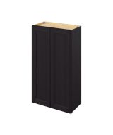 Monaco - 24" x 42" Wall Cabinet, 2 Doors, 3 Shelves in Espresso MES-W2442