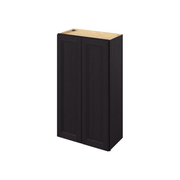 Monaco - 24" x 42" Wall Cabinet, 2 Doors, 3 Shelves in Espresso MES-W2442