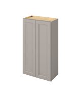 Monaco - 24" x 42" Wall Cabinet, 2 Doors, 3 Shelves in Grey MGR-W2442