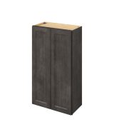 Monaco - 24" x 42" Wall Cabinet, 2 Doors, 3 Shelves in Slate MSL-W2442