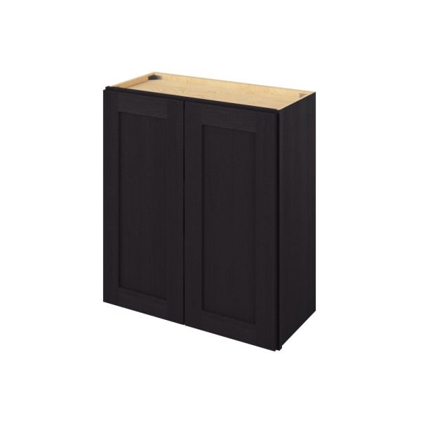 Cooper - 27" x 30" Wall Cabinet, 2 Doors, 2 Shelves in Espresso CES-W2730