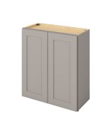 Cooper - 27" x 30" Wall Cabinet, 2 Doors, 2 Shelves in Grey CGR-W2730