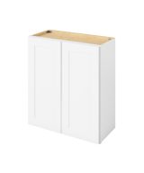 Cooper - 27" x 30" Wall Cabinet, 2 Doors, 2 Shelves in White CWH-W2730