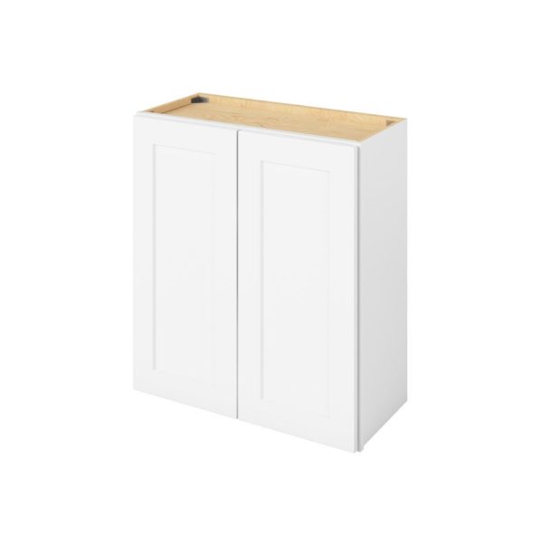 Cooper - 27" x 30" Wall Cabinet, 2 Doors, 2 Shelves in White CWH-W2730