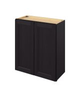 Monaco - 27" x 30" Wall Cabinet, 2 Doors, 2 Shelves in Espresso MES-W2730