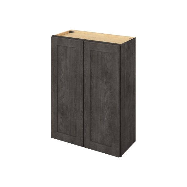 Cooper - 27" x 36" Wall Cabinet, 2 Doors, 2 Shelves in Slate CSL-W2736