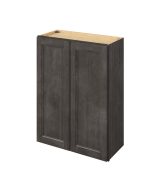 Monaco - 27" x 36" Wall Cabinet, 2 Doors, 2 Shelves in Slate MSL-W2736