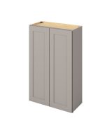 Cooper - 27" x 42" Wall Cabinet, 2 Doors, 3 Shelves in Grey CGR-W2742