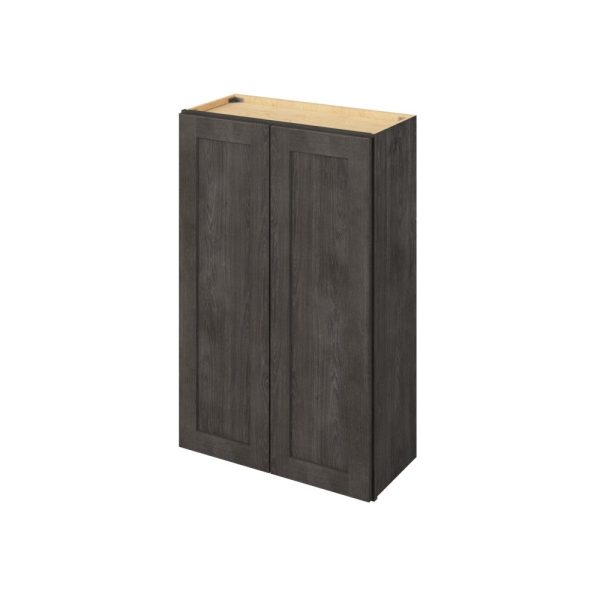 Cooper - 27" x 42" Wall Cabinet, 2 Doors, 3 Shelves in Slate CSL-W2742