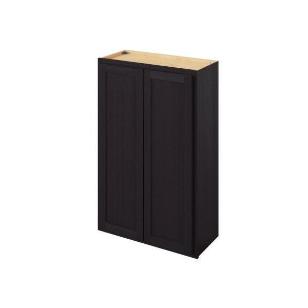 Hudson - 27" x 42" Wall Cabinet, 2 Doors, 3 Shelves in Espresso HES-W2742