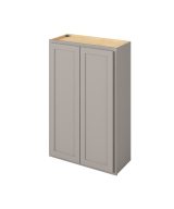 Hudson - 27" x 42" Wall Cabinet, 2 Doors, 3 Shelves in Grey HGR-W2742