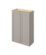 Monaco - 27" x 42" Wall Cabinet, 2 Doors, 3 Shelves in Grey MGR-W2742