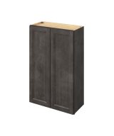 Monaco - 27" x 42" Wall Cabinet, 2 Doors, 3 Shelves in Slate MSL-W2742