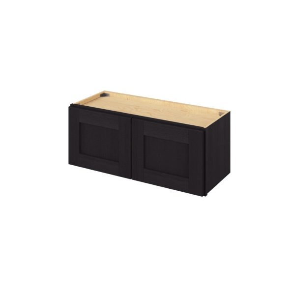 Cooper - 30" x 12" Wall Cabinet, 2 Doors in Espresso CES-W3012