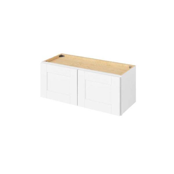 Cooper - 30" x 12" Wall Cabinet, 2 Doors in White CWH-W3012