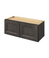 Monaco - 30" x 12" Wall Cabinet, 2 Doors in Slate MSL-W3012