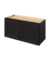 Monaco - 30" x 15" Wall Cabinet, 2 Doors in Espresso MES-W3015