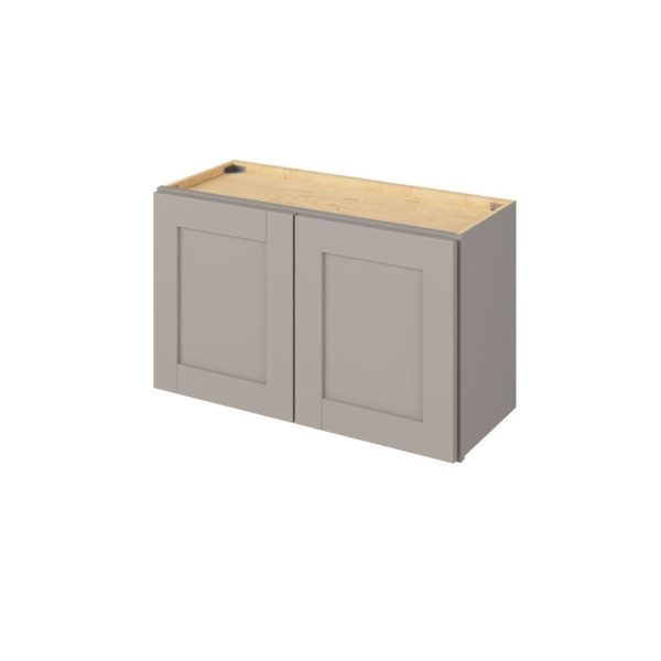 Cooper - 30" x 18" Wall Cabinet, 2 Doors in Grey CGR-W3018