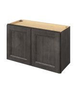 Monaco - 30" x 18" Wall Cabinet, 2 Doors in Slate MSL-W3018