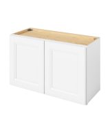 Monaco - 30" x 18" Wall Cabinet, 2 Doors in White MWH-W3018