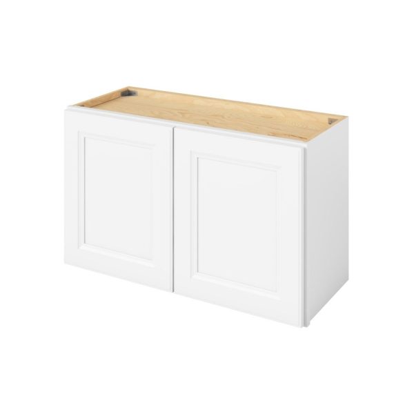 Monaco - 30" x 18" Wall Cabinet, 2 Doors in White MWH-W3018