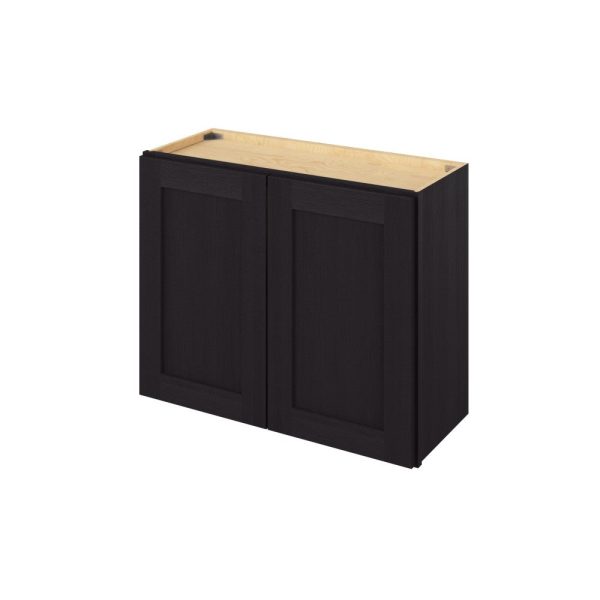 Cooper - 30" x 24" Wall Cabinet, 2 Doors, 1 Shelf in Espresso CES-W3024