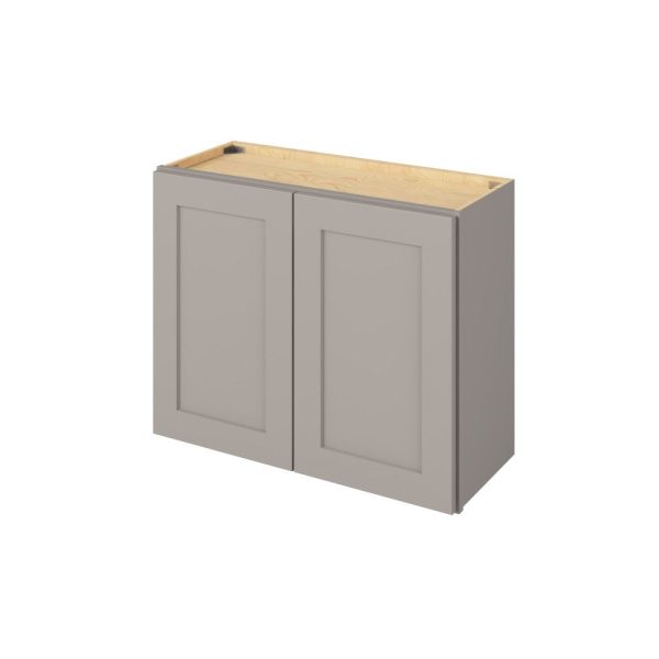 Cooper - 30" x 24" Wall Cabinet, 2 Doors, 1 Shelf in Grey CGR-W3024