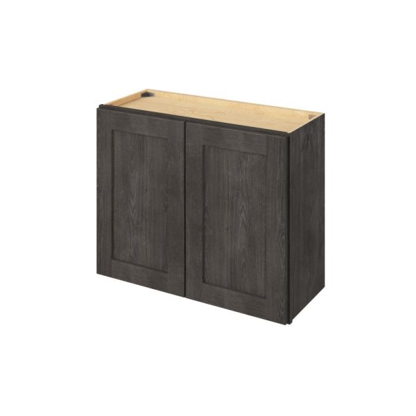 Cooper - 30" x 24" Wall Cabinet, 2 Doors, 1 Shelf in Slate CSL-W3024