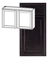 Hudson - 30" x 24" Wall Cabinet, 2 Doors, 1 Shelf in Espresso HES-W3024