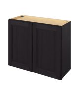 Monaco - 30" x 24" Wall Cabinet, 2 Doors, 1 Shelf in Espresso MES-W3024