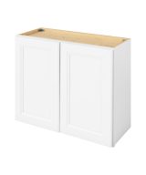 Monaco - 30" x 24" Wall Cabinet, 2 Doors, 1 Shelf in White MWH-W3024