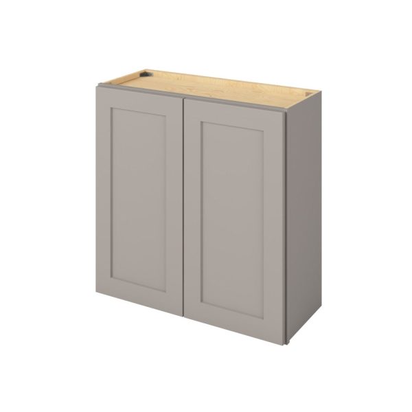 Cooper - 30" x 30" Wall Cabinet, 2 Doors, 2 Shelves in Grey CGR-W3030