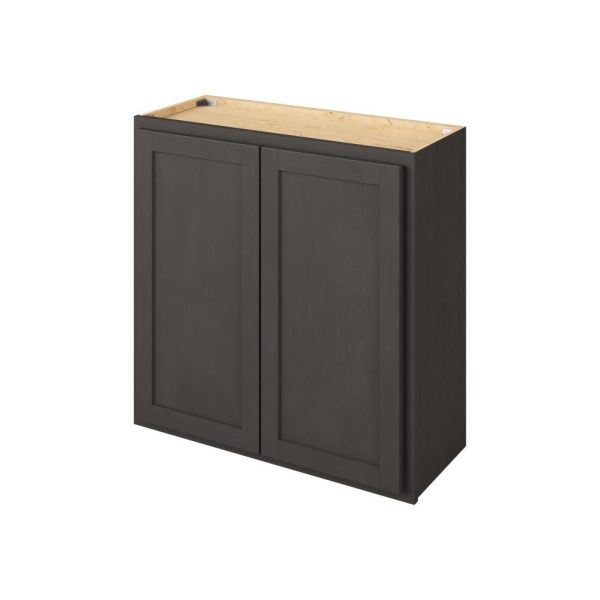 Hudson - 30" x 30" Wall Cabinet, 2 Doors, 2 Shelves in Slate HSL-W3030