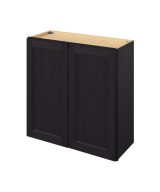 Monaco - 30" x 30" Wall Cabinet, 2 Doors, 2 Shelves in Espresso MES-W3030