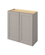 Monaco - 30" x 30" Wall Cabinet, 2 Doors, 2 Shelves in Grey MGR-W3030