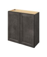 Monaco - 30" x 30" Wall Cabinet, 2 Doors, 2 Shelves in Slate MSL-W3030