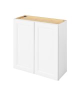 Monaco - 30" x 30" Wall Cabinet, 2 Doors, 2 Shelves in White MWH-W3030