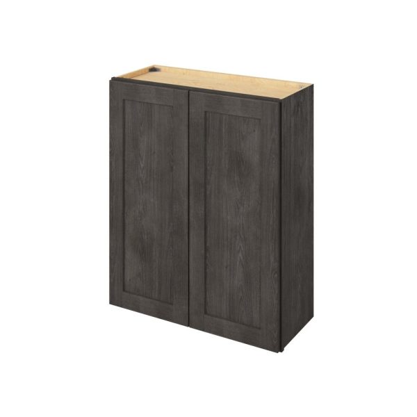 Cooper - 30" x 36" Wall Cabinet, 2 Doors, 2 Shelves in Slate CSL-W3036