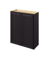 Hudson - 30" x 36" Wall Cabinet, 2 Doors, 2 Shelves in Espresso HES-W3036