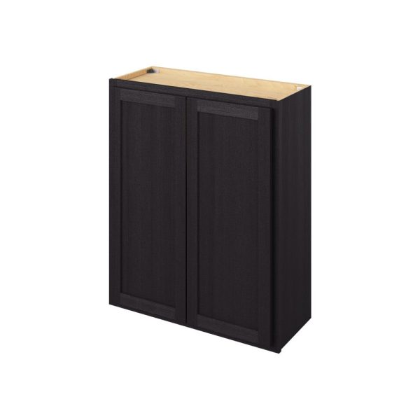 Hudson - 30" x 36" Wall Cabinet, 2 Doors, 2 Shelves in Espresso HES-W3036