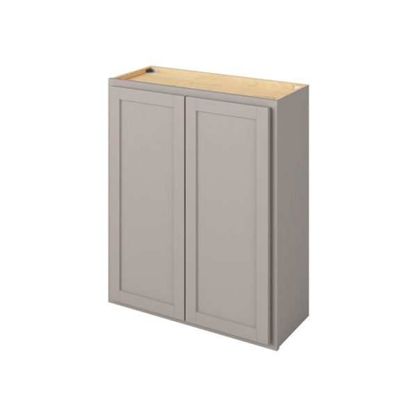 Hudson - 30" x 36" Wall Cabinet, 2 Doors, 2 Shelves in Grey HGR-W3036