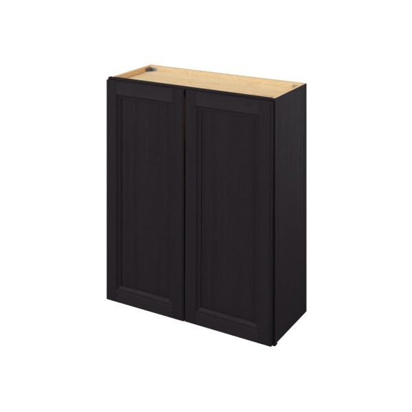 Monaco - 30" x 36" Wall Cabinet, 2 Doors, 2 Shelves in Espresso MES-W3036