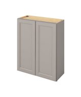 Monaco - 30" x 36" Wall Cabinet, 2 Doors, 2 Shelves in Grey MGR-W3036